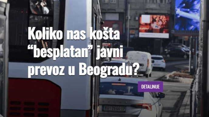 Četvrtina budžeta za prevoz